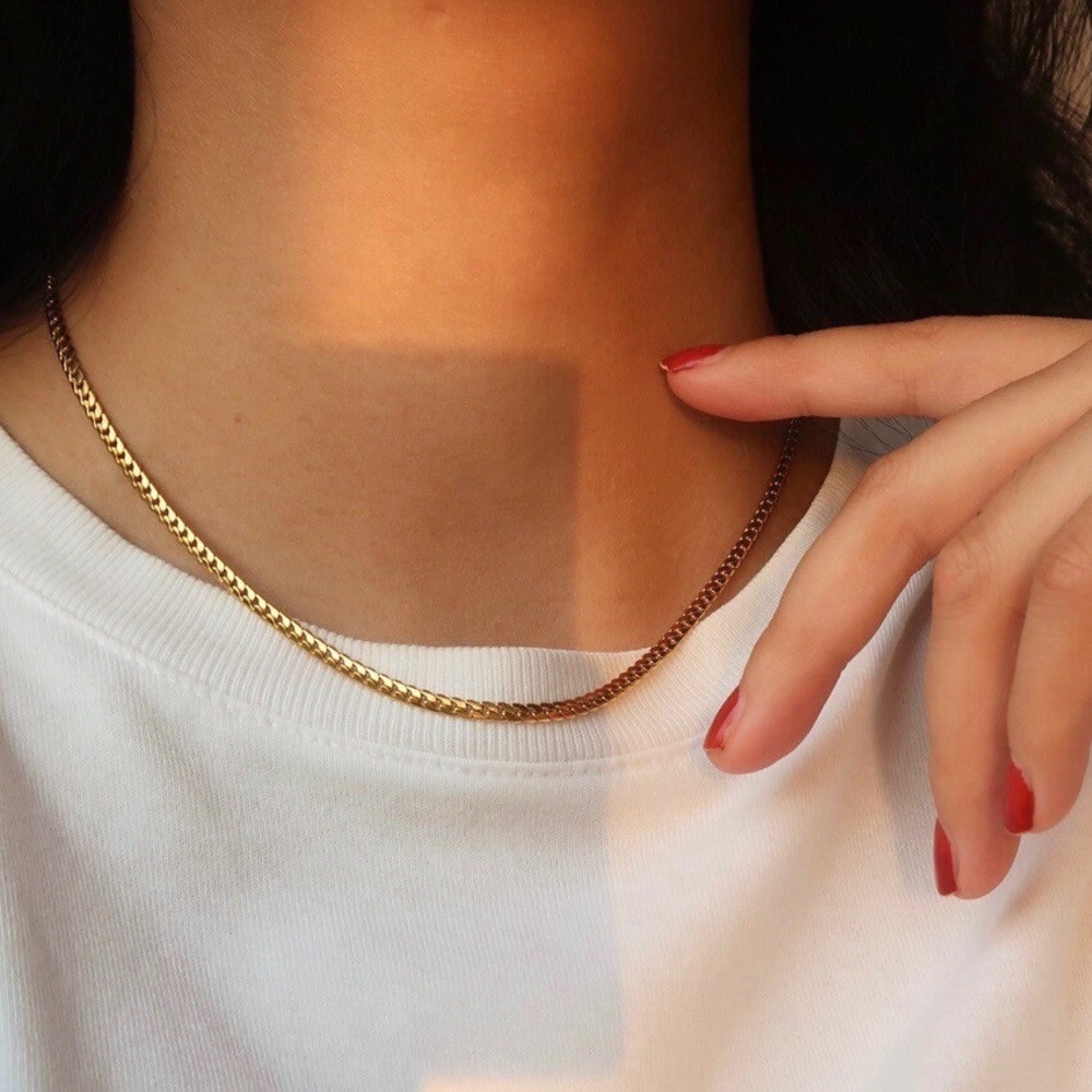 🔥18K Gold Weaved Snake Chain - Picture 1 of 7